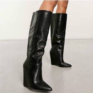 Tory Burch Linette Wedge Boots